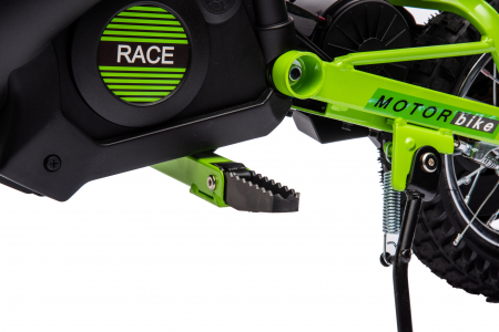 Motocicleta electrica pentru copil 4-9 ani, Kinderauto Enduro 250W 24V, culoare Verde [11]