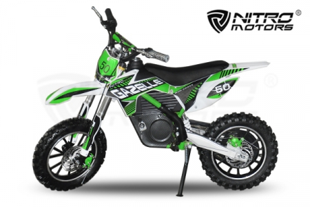 Motociclete electrice - Motocicleta electrica pentru copii Eco Gazelle 500W 24V #Verde