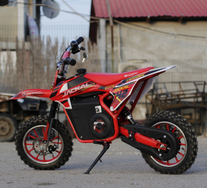 Motocicleta electrica pentru copii Eco Jackal 1000W 10 inch, culoare Rosie [7]