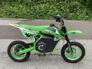 Motocicleta electrica pentru copii Eco Jackal 1000W 10 inch, culoare Verde [11]