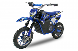 Motociclete electrice - Motocicleta electrica pentru copii Eco Jackal 1000W 10 inch, culoare Albastru