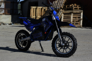 Mini motocicleta electrica NITRO Eco Serval 500W 10/10 #Albastru [2]