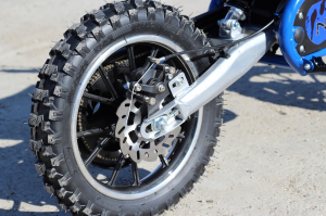 Mini motocicleta electrica NITRO Eco Serval 500W 10/10 #Albastru [5]