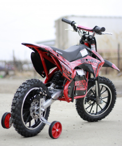 Mini motocicleta electrica NITRO Eco Serval 500W 10/10 #Rosu [4]