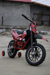 Mini motocicleta electrica NITRO Eco Serval 500W 10/10 #Rosu [2]