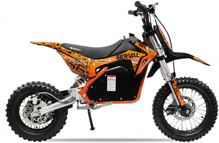 Mini motocicleta electrica NITRO Eco Serval 500W 10/10 #Portocaliu [2]