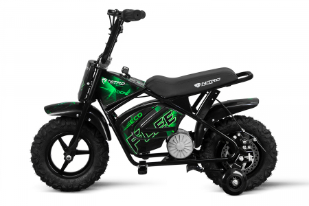 Mini Motocicleta electrica pentru copii NITRO ECO Flee 250W #Negru [8]