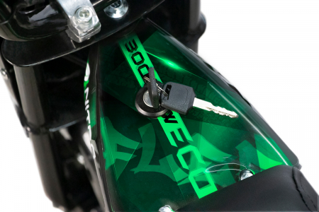 Mini Motocicleta electrica cu roti ajutatore, NITRO ECO Flee 300W 24V, culoare Verde [5]