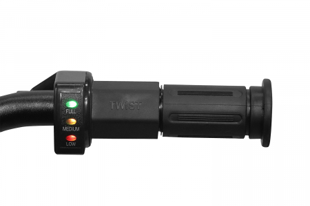 Bicicleta electrica fara pedale, Nitro Bike DIKY 180W 24V Lithium , Roti 12 inch, Albastru [4]