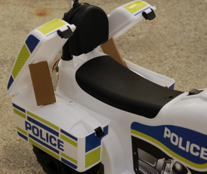 Mini Motocicleta electrica Police Motorbike TR1912 STANDARD #Alb [5]