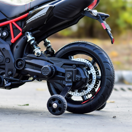 Motocicleta electrica APRILIA DORSODURO 900 60W 12V 7Ah, culoare Negru [8]