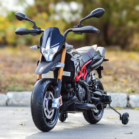 Motocicleta electrica APRILIA DORSODURO 900 60W 12V 7Ah, culoare Negru [3]