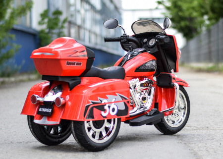 Motocicleta Chopper Victorius copii, 70W, 12V, rosie [6]