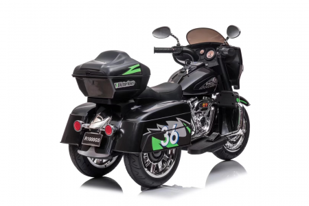 Motocicleta Chopper Victorius copii, 70W, 12V, negru [2]