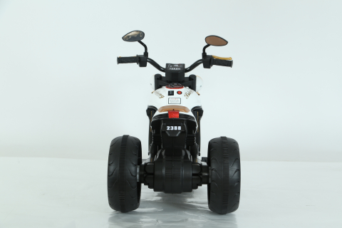 Motocicleta electrica cu 3 roti, Telecomanda, Kinderauto Jocker 70W premium, alb [4]