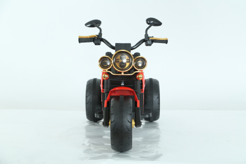 Motocicleta electrica cu 3 roti, Telecomanda, Kinderauto Jocker 70W premium, rosu [17]