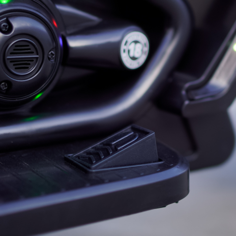 Motocicleta electrica cu 3 roti, Telecomanda, Kinderauto Jocker 70W premium, verde [14]