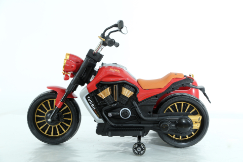 Motocicleta electrica cu atasament BJDL1588 55W 12V 7Ah PREMIUM, culoare rosie [4]