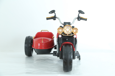 Motocicleta electrica cu atasament BJDL1588 55W 12V 7Ah PREMIUM, culoare rosie [9]