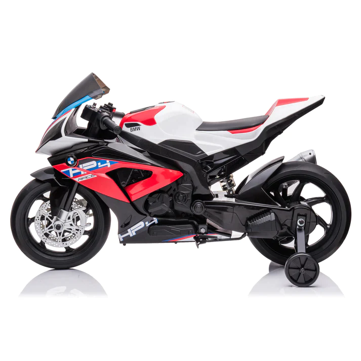 Motocicleta electrica cu licenta BMW HP4 Premium, pentru copil 3-9 ani, culoare Rosu [18]