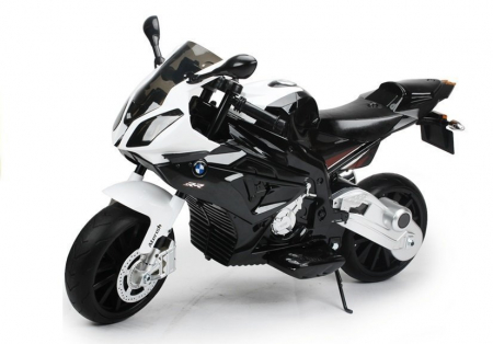 Motocicleta electrica cu roti ajutatoare BMW S1000RR PREMIUM #Negru [0]