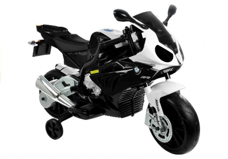 Motocicleta electrica cu roti ajutatoare BMW S1000RR PREMIUM #Negru [2]
