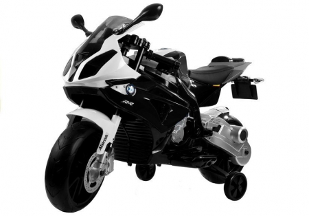 Motocicleta electrica cu roti ajutatoare BMW S1000RR PREMIUM #Negru [5]