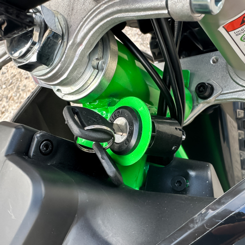 Motocicleta electrica E-Dirtbike Serval VX 1600W 14/12 48V 15Ah Lithiu ION, culoare Verde [15]