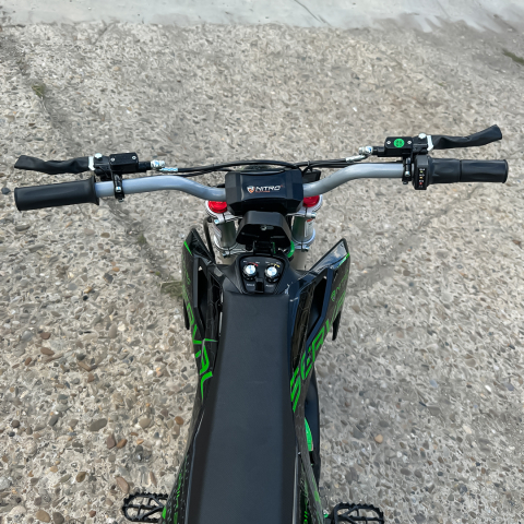 Motocicleta electrica E-Dirtbike Serval VX 1600W 14/12 48V 15Ah Lithiu ION, culoare Verde [12]