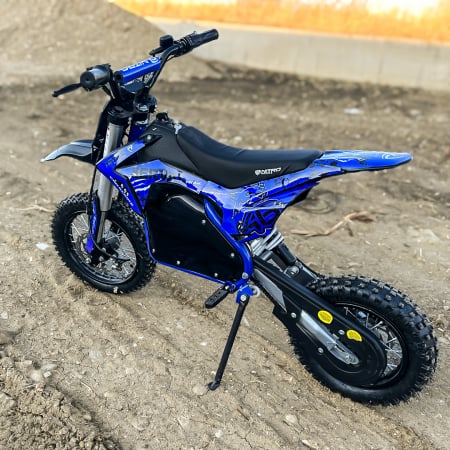 Motocicleta electrica Eco Serval PRIME 1200W 12/10 48V 15Ah Lithiu ION, culoare albastra [5]