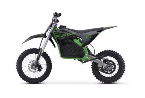 Motocicleta electrica E-Dirtbike Serval VX 1600W 14/12 48V 15Ah Lithiu ION, culoare Verde [17]