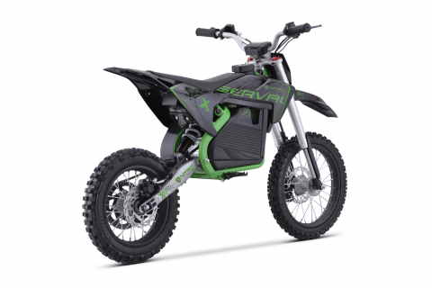 Motocicleta electrica E-Dirtbike Serval VX 1600W 14/12 48V 15Ah Lithiu ION, culoare Verde [16]