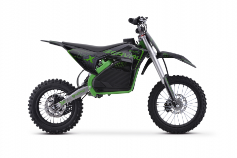Motocicleta electrica E-Dirtbike Serval VX 1600W 14/12 48V 15Ah Lithiu ION, culoare Verde [18]