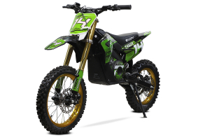 Motociclete electrice - Motocicleta electrica Eco Tiger 1300W 14/12 48V 14Ah Lithiu ION #Verde