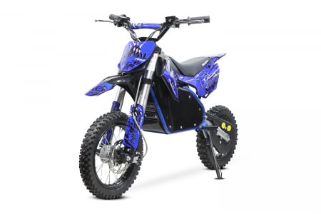 Motocicleta electrica Eco Serval PRIME 1200W 12/10 48V 15Ah Lithiu ION, culoare albastra [12]