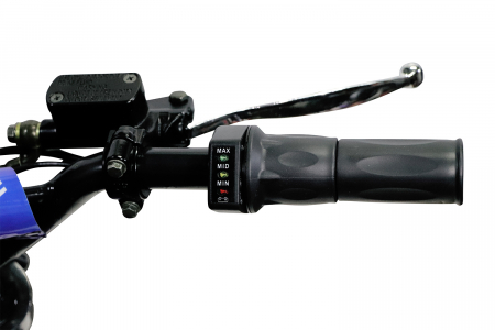 Motocicleta electrica Eco Serval PRIME 1200W 12/10 48V 15Ah Lithiu ION, culoare albastra [21]