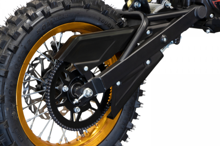 Motocicleta electrica Eco Tiger 1500W 14/12 48V 14Ah Lithiu ION, culoare Verde [3]