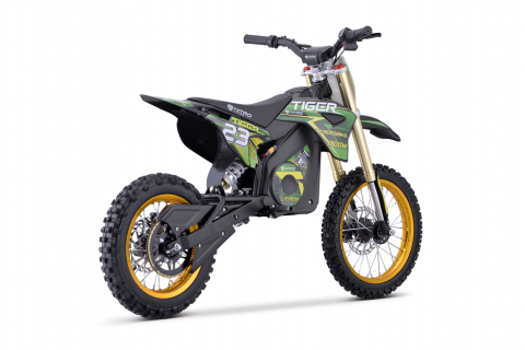Motocicleta electrica Nitro E-Dirtbike Tiger 1800W 14/12 48V 13Ah Lithiu ION, culoare Verde [1]