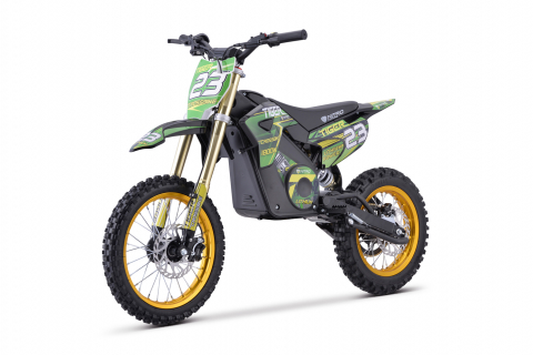 Motociclete electrice - Motocicleta electrica Nitro E-Dirtbike Tiger 1800W 14/12 48V 13Ah Lithiu ION, culoare Verde