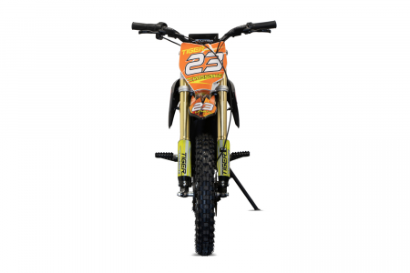 Motocicleta electrica Eco Tiger 1500W 14/12 48V 14Ah Lithiu ION, culoare portocalie [10]