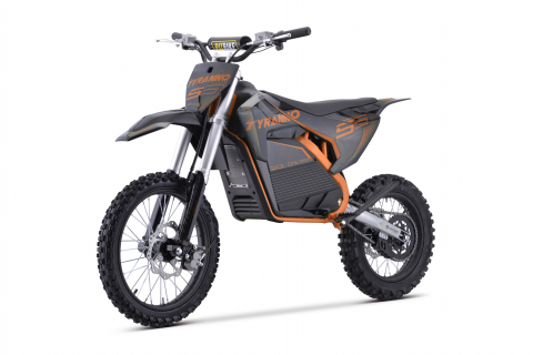 Motociclete electrice - Motocicleta electrica E-Dirtbike Tyranno 2000W 17/14 72V 30Ah Lithiu ION, culoare portocalie