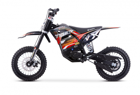 Motociclete electrice - Motocicleta electrica Nitro Tiger VX DLX  2000W 12/12 60V 13Ah Lithiu ION, culoare rosie