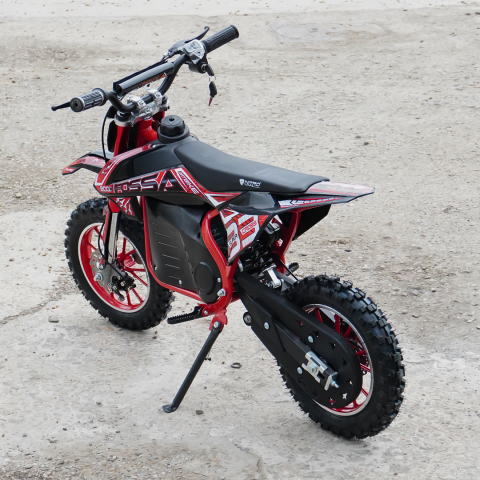 Motocicleta electrica NITRO Eco Fossa 800W 36V cu limitator viteza, culoare Rosu [8]