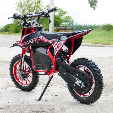 Motocicleta electrica NITRO Eco Fossa 800W 36V cu limitator viteza, culoare Rosu [7]