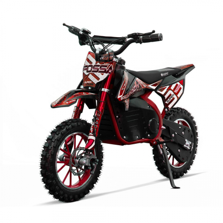 Motociclete electrice - Motocicleta electrica NITRO Eco Fossa 800W 36V cu limitator viteza, culoare Rosu
