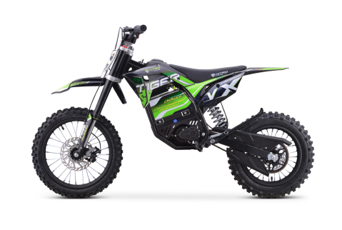 Motocicleta electrica Nitro Tiger VX DLX  2000W 14/12 60V 15.6Ah Lithiu ION, culoare verde [1]