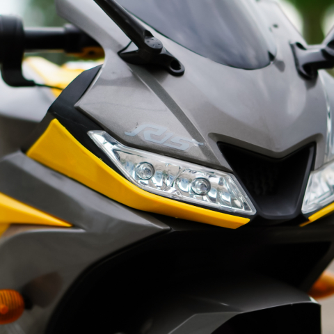 Motocicleta electrica pentru 3-9 ani, Kinderauto TR15 SuperBike PREMIUM, culoare Galbena [14]