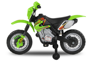 Motocicleta electrica pentru copii BJ014 45W 6V STANDARD #Verde [6]