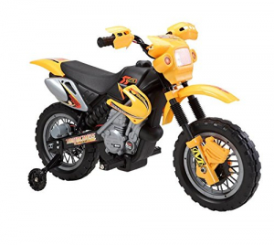 Motociclete electrice - Motocicleta electrica pentru copii BJ014 45W 6V STANDARD #Galben