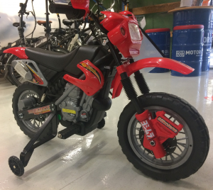 Motocicleta electrica pentru copii BJ014 45W 6V STANDARD #Rosu [2]
